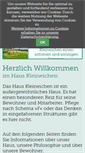 Mobile Screenshot of hauskleineichen.de