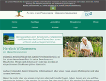 Tablet Screenshot of hauskleineichen.de